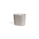 Lima re.WARE Recycle Wastebasket, 16.5 Quart, Stone